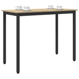 Table Sonoma Oak 100 x 50 x 76.5 cm Engineered Wood and Steel 873775