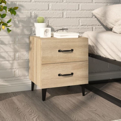 Bedside Cabinet Sonoma Oak 40x35x47.5 cm 811994