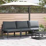 Outdoor Furniture 3 Piece Anthracite 80 x 80 x 71 cm Steel 42009989