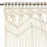 323976 Macrame Curtain 140x240 cm Cotton