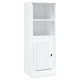 Highboard High Gloss White 36x35.5x103.5 cm Engineered Wood 816322