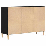 Sideboard Black Oak 103.5 x 35 x 70 cm Engineered Wood 862590