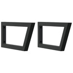 Basin Shelf Wall Mounted Steel and Solid Wood Acacia 3302839