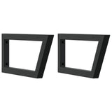 Basin Shelf Wall Mounted Steel and Solid Wood Acacia 3302839