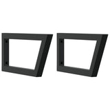 Basin Shelf Wall Mounted Steel and Solid Wood Oak 3302399