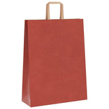 Paper Bags 250 pcs with Handles Red 32x12x42 cm 4101984