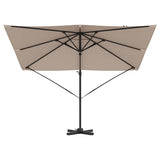 Roma Parasol Taupe 286 x 284 x 265 cm Aluminium and Polyester 42003338