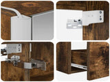 Bathroom Furniture Set 5 pcs Smoked Oak 3407051
