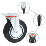 Swivel Casters 4 pcs 200 mm 143460