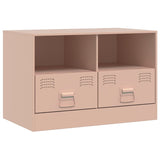 TV Cabinet Pink 67x39x44 cm Steel 841741