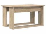 Coffee Table Set 2 pcs Sonoma Oak Engineered Wood 8000126