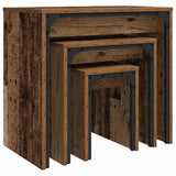 Coffee Table 3 pcs Old Wood Engineered wood 883534