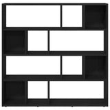 Book Cabinet/Room Divider Black Oak 105x24x102 cm 862422