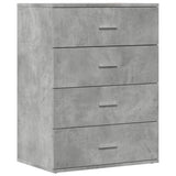 Sideboard Concrete Grey 60x39x80 cm Engineered Wood 840530