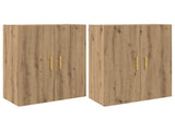 Wall-Mounted Cabinet 2 pcs Artisan Oak 69.5 x 34 x 90 cm 3394513