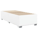 Box Spring Bed with Mattress White 80x200 cm Faux Leather 3286097