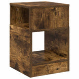End Table 2 pcs Smoked Oak 30.5 x 30 x 45 cm Engineered Wood 890905