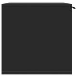 Cat Litter Box Enclosure Black 60x40x40 cm Engineered Wood 857725