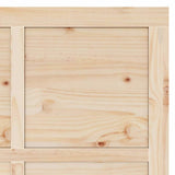 Sliding Door Brown 80 x 208 cm Solid Pine Wood 3381181