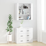 Highboard White Engineered Wood 3185391