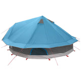 Tipi Tent with Roof Blue 700 x 700 x 395 cm Polyester and Steel 42028712