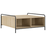 Coffee Table Sonoma Oak 90 x 90 x 41 cm Engineered Wood 8013603