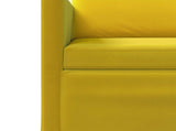 Sofa Set 2 pcs Yellow Velvet 3433197