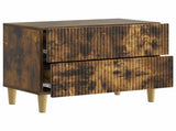 Bedside Cabinet Smoked Oak 62 x 34.5 x 48 cm Engineered Wood 894550