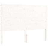 Bed Frame without Mattress White 140x200 cm Solid Wood Pine 3192752