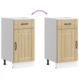 Kitchen Base Cabinet Lucca Sonoma Oak Engineered Wood 853710