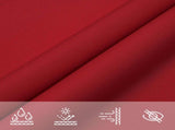 135676 Sunshade Sail Oxford Fabric Triangular 5x6x6 m Red