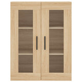 Wall Mounted Cabinet Sonoma Oak 69.5x34x90 cm 828503