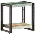 ZNTS Side Table 40x30x40 cm Solid Reclaimed Wood 320684