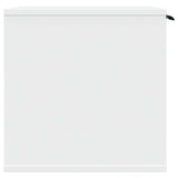 Cat Litter Box Enclosure White 60x40x40 cm Engineered Wood 857724