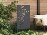 Garden Privacy Screen Anthracite 50 x 140 cm Cold-rolled steel 876324
