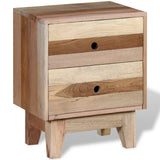 Bedside Cabinet Solid Reclaimed Wood 244234