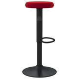 Bar Stools 2 pcs Wine Red Velvet 333149