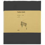 Table Cloth 5 pcs Rectangular Dark Grey 140 x 140 cm Polyester 42040205