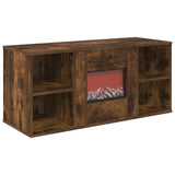 Electric Fireplace Smoked Oak 100 x 37 x 45.5 cm 8020979