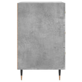 ZNTS Bedside Cabinet Concrete Grey 40x40x66 cm Engineered Wood 827640