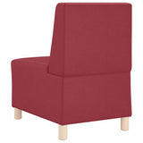 Modular Sofa Unit Armless Wine Red 55 x 74 x 82 cm Faux Leather 4108491