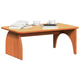 Coffee Table Wax Brown 80 x 50 x 31 cm Solid pine wood 873519