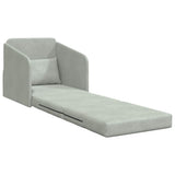 Sofa Bed Light Grey 65 x 80 x 83 cm Velvet 4106648