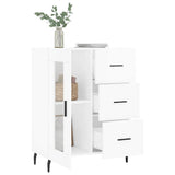 Sideboard High Gloss White 69.5x34x90 cm Engineered Wood 828062
