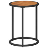 Coffee Table Set 2 pcs Natural and Black 55 x 55 x 45 cm 42026684