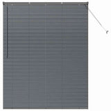Venetian Blinds Manual Dark Grey 175 x 145 cm Aluminium 42006081