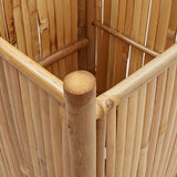 Planter 40x40x80 cm Bamboo 366466