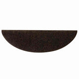 Stair Mats Self-adhesive 20 pcs 56x17x3 cm Brown Half Round 3365674