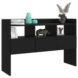 ZNTS Sideboard Black 105x30x70 cm Engineered Wood 808378