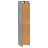 Cabinet Set 2 pcs Grey Sonoma 33 x 34.5 x 87 cm Engineered Wood 3416976